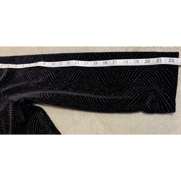 R&M RICHARDS Jacket Womens 18 BLACK SEQUINs Oriental Knots Long Formal Cardigan - Picture 11 of 11